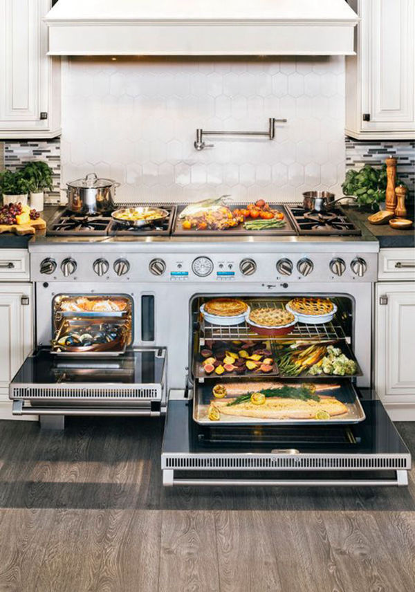 miaje cocina con doble horno abierto